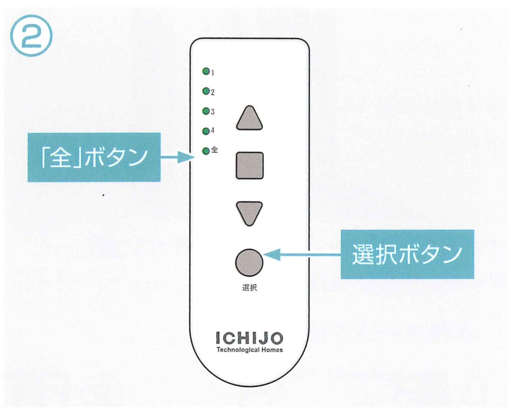 電動ハニカムシェードの操作方法は？