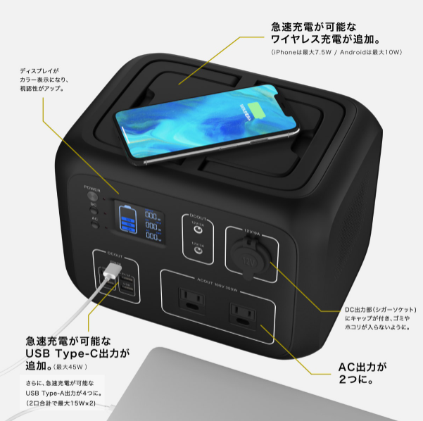 『ポータブル電源 PowerArQ』コンセントも使える巨大モバイルバッテリーを調査!!
