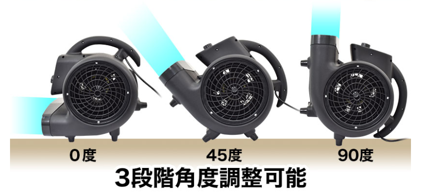 換気・乾燥・送風!!台風並みのパワーを備えた小型強力送風機『ストームファンモナイト』をご紹介!!
